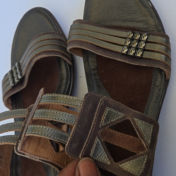 NAOT Stylish Brown Women's Mule Sandals Size 41/9 - Picture 8 of 9